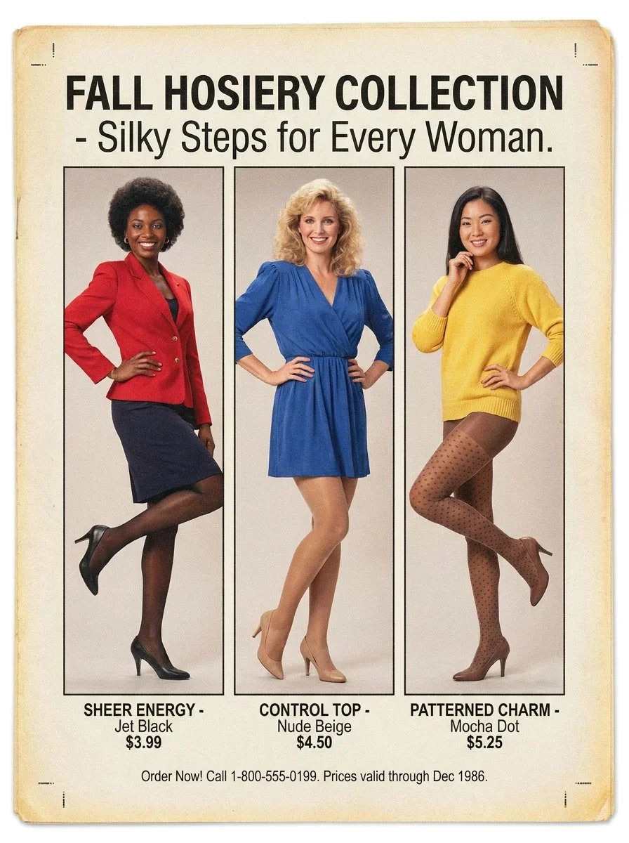 Retro Pantyhose Catalog - AI Generated Erotica image 2