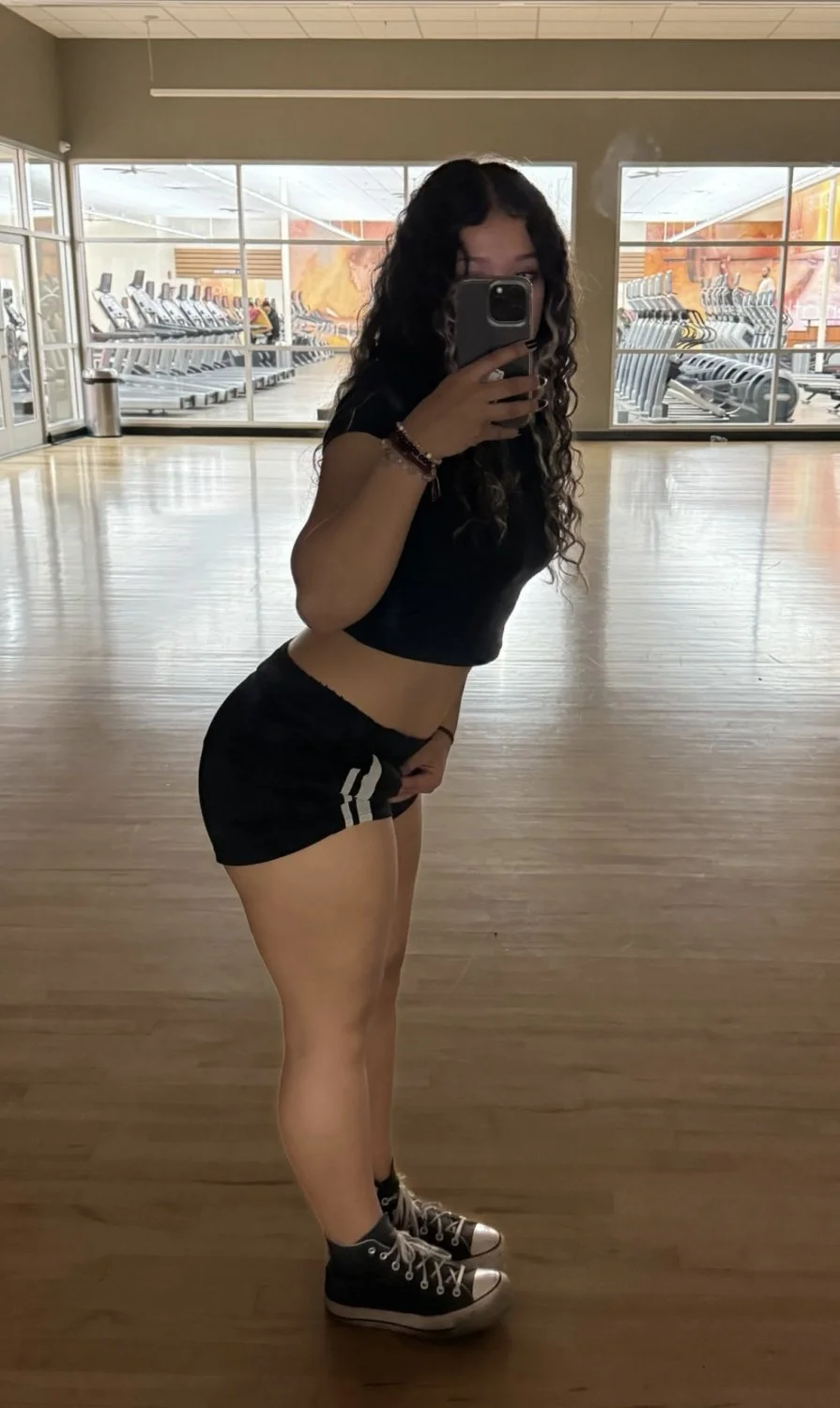 Beautiful 19 yr old Latina with sexy legs and slut face image 9