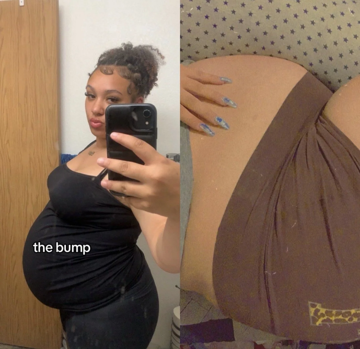 Pt2 of the preggo slut desi image 3