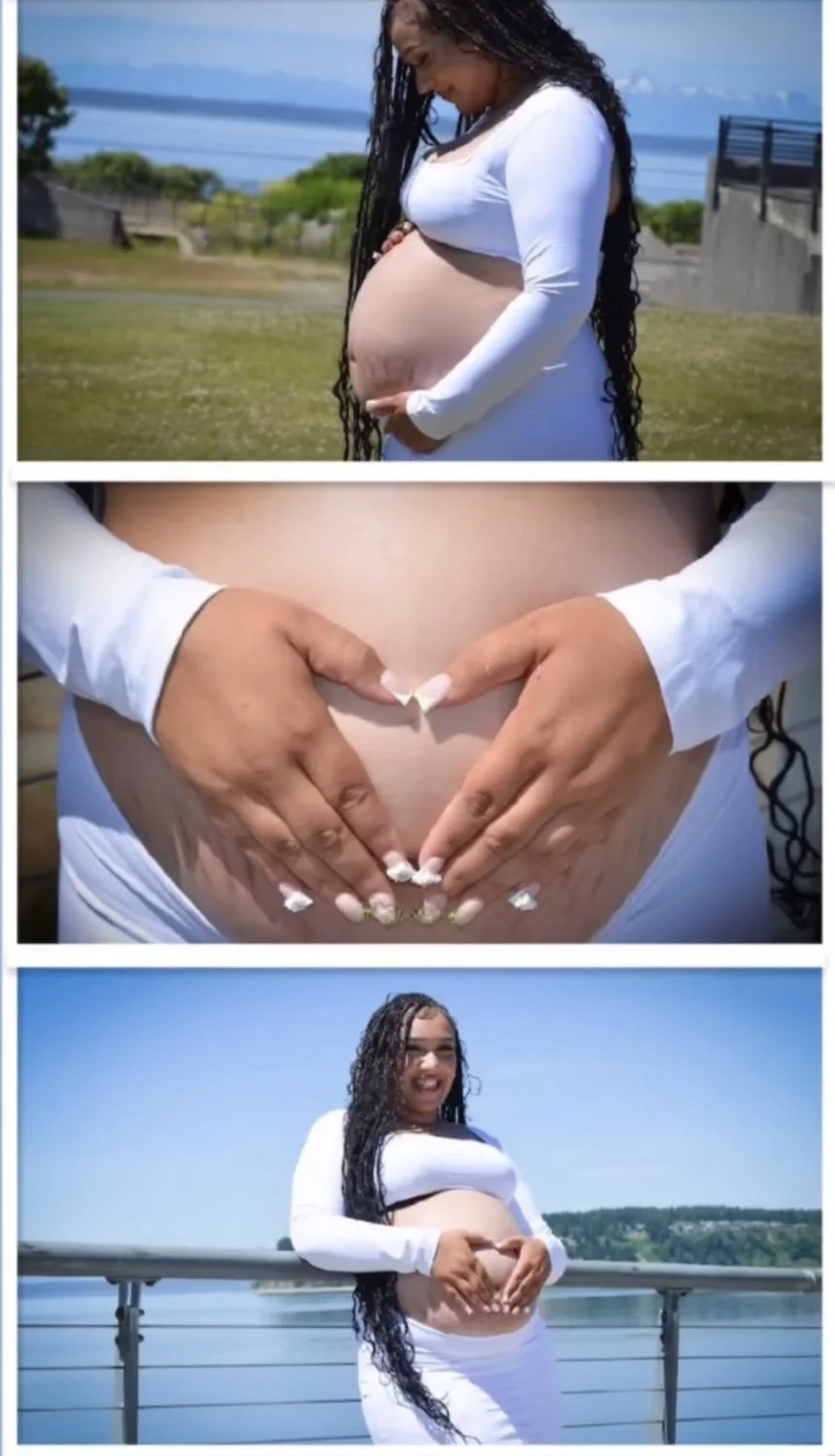Pt2 of the preggo slut desi image 4
