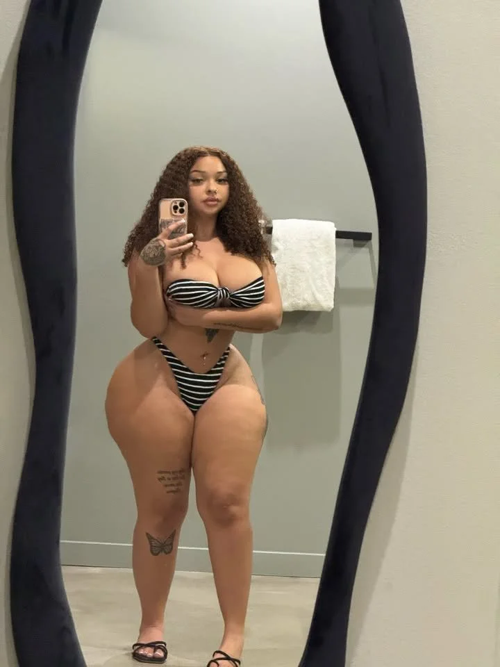 Super Thick Ebony Redbone making it shake! image 3