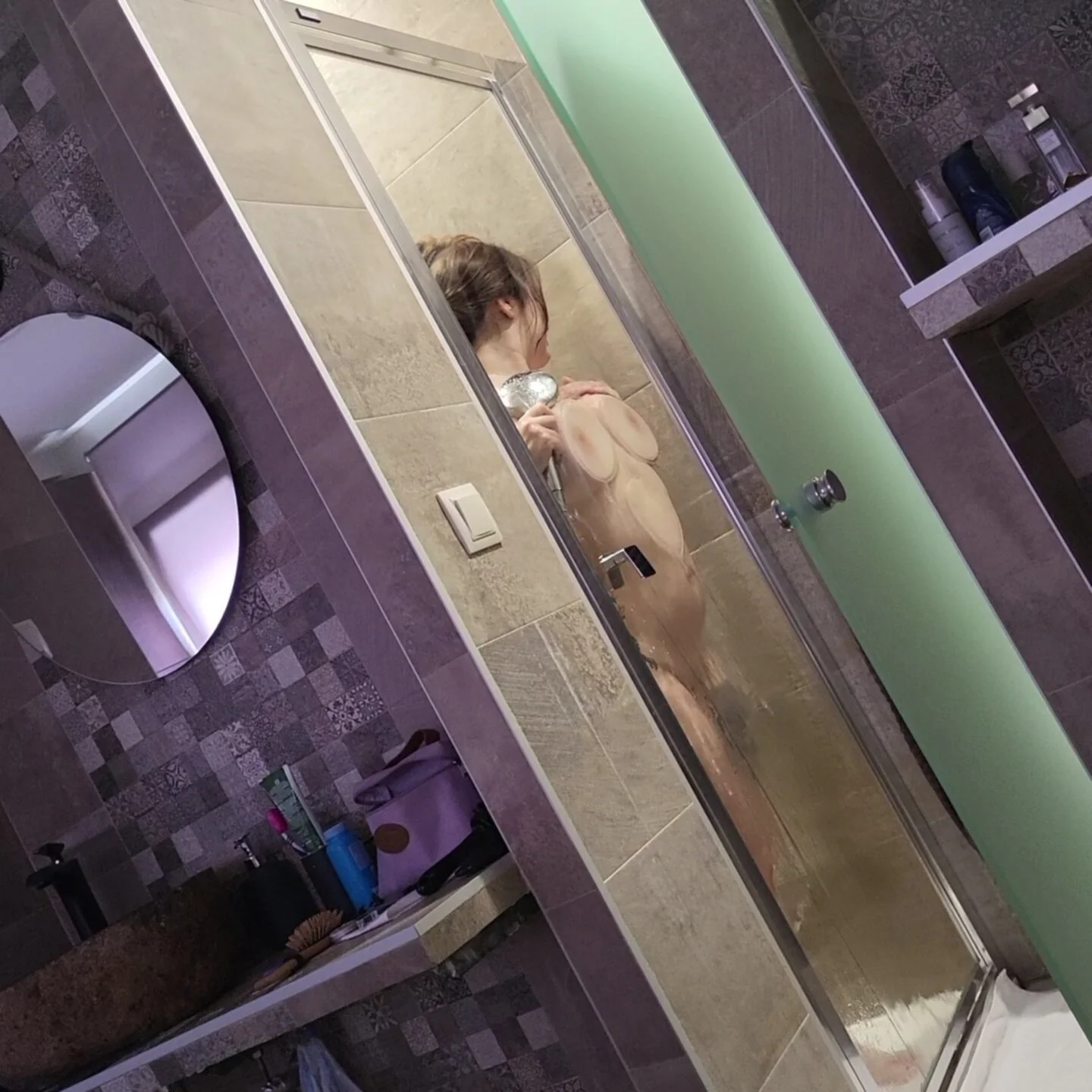 Tits on shower glass a favorite main image