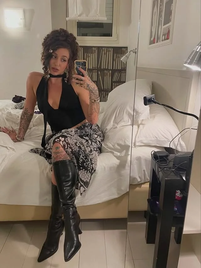 irl US teacher Camille is a latina stoner who loves cum and Satan image 9