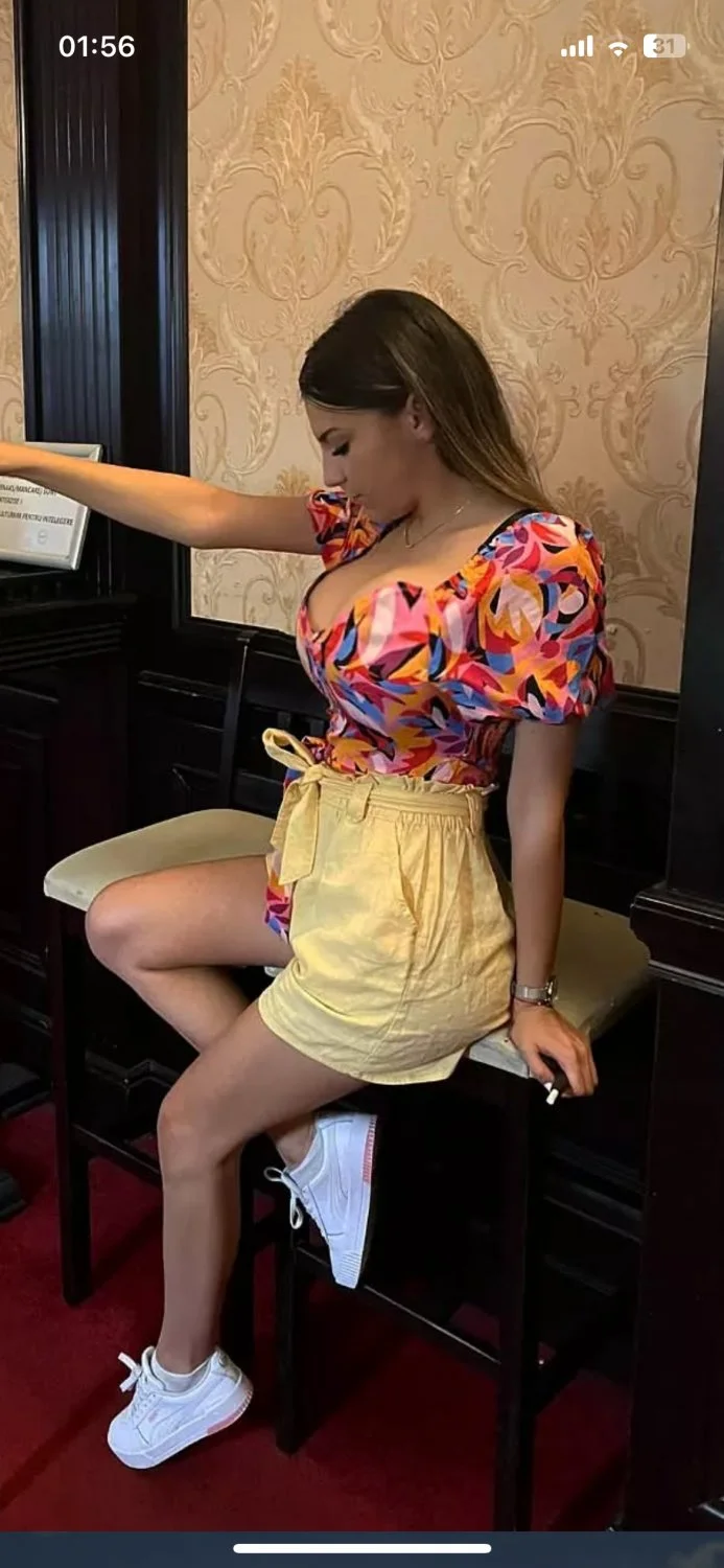 Romanian teen with huge tits and Beautiful face image 15