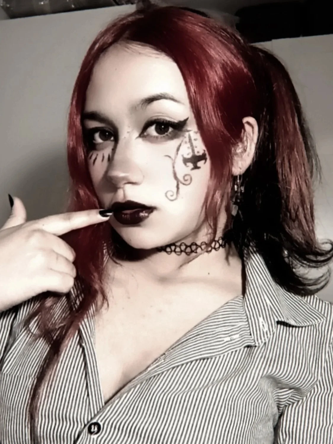 Big Boobs Goth Emo teen Fucked image 13