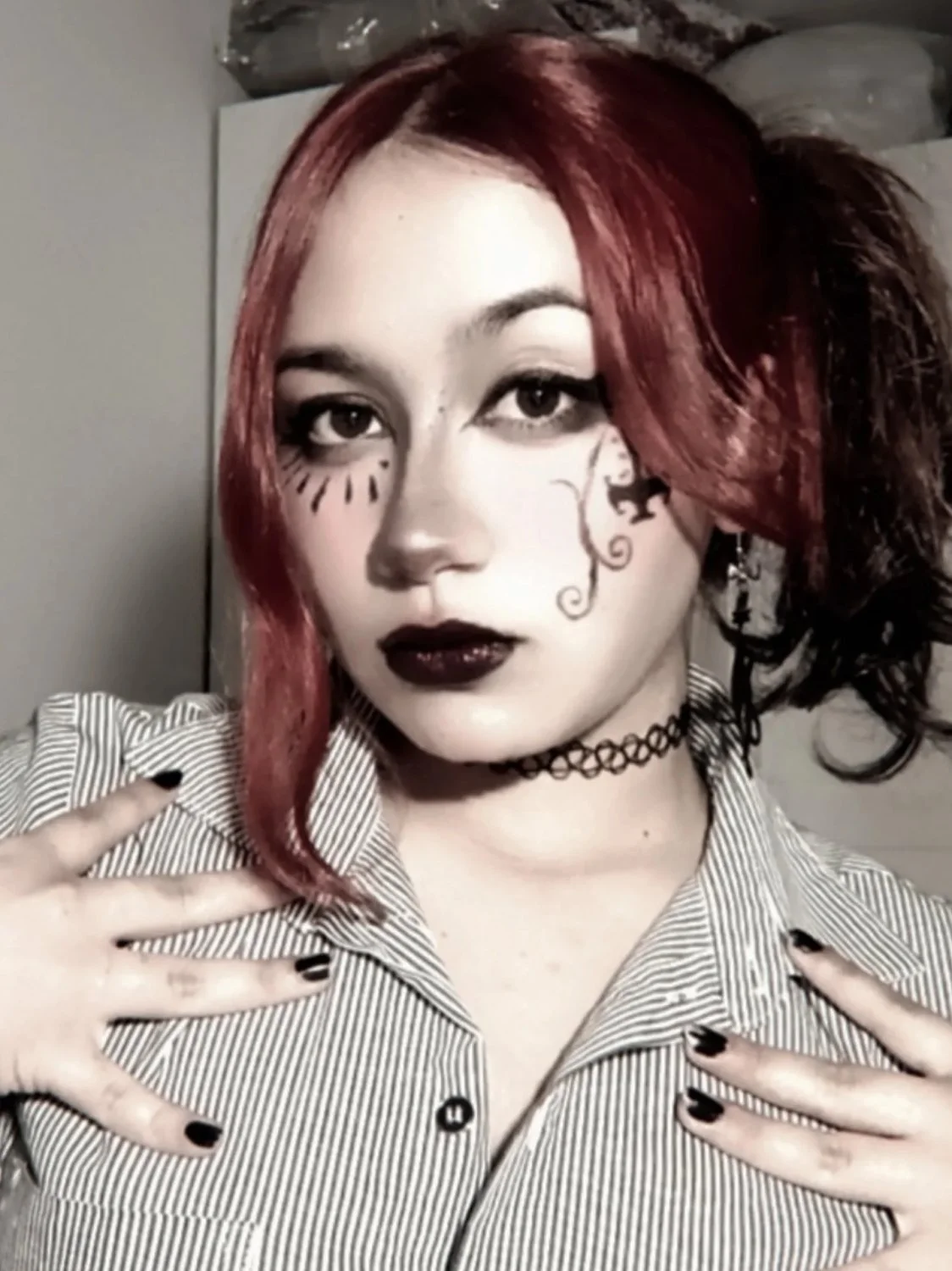 Big Boobs Goth Emo teen Fucked image 16