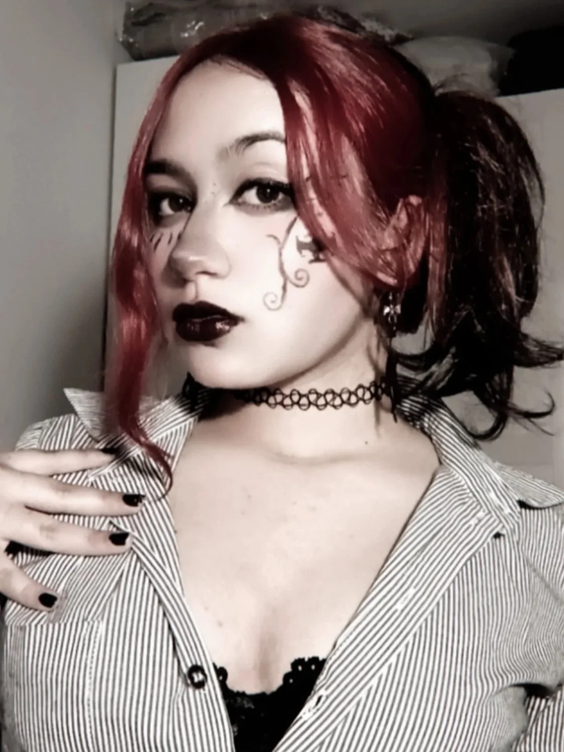 Big Boobs Goth Emo teen Fucked image 5