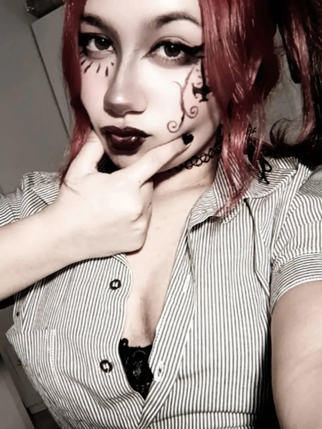 Big Boobs Goth Emo teen Fucked image 8