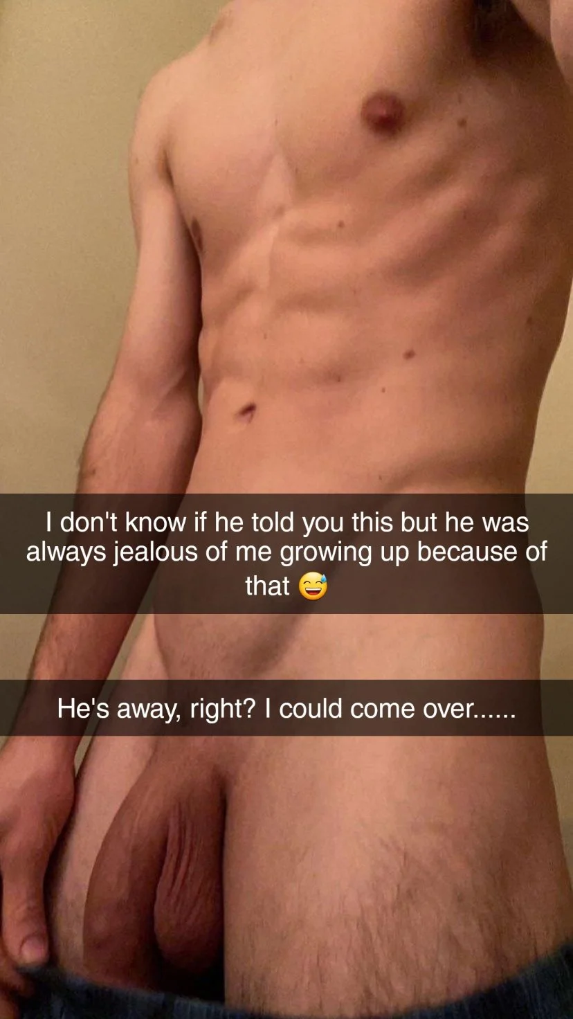 Accidentally send bfs lil bro nudes image 4