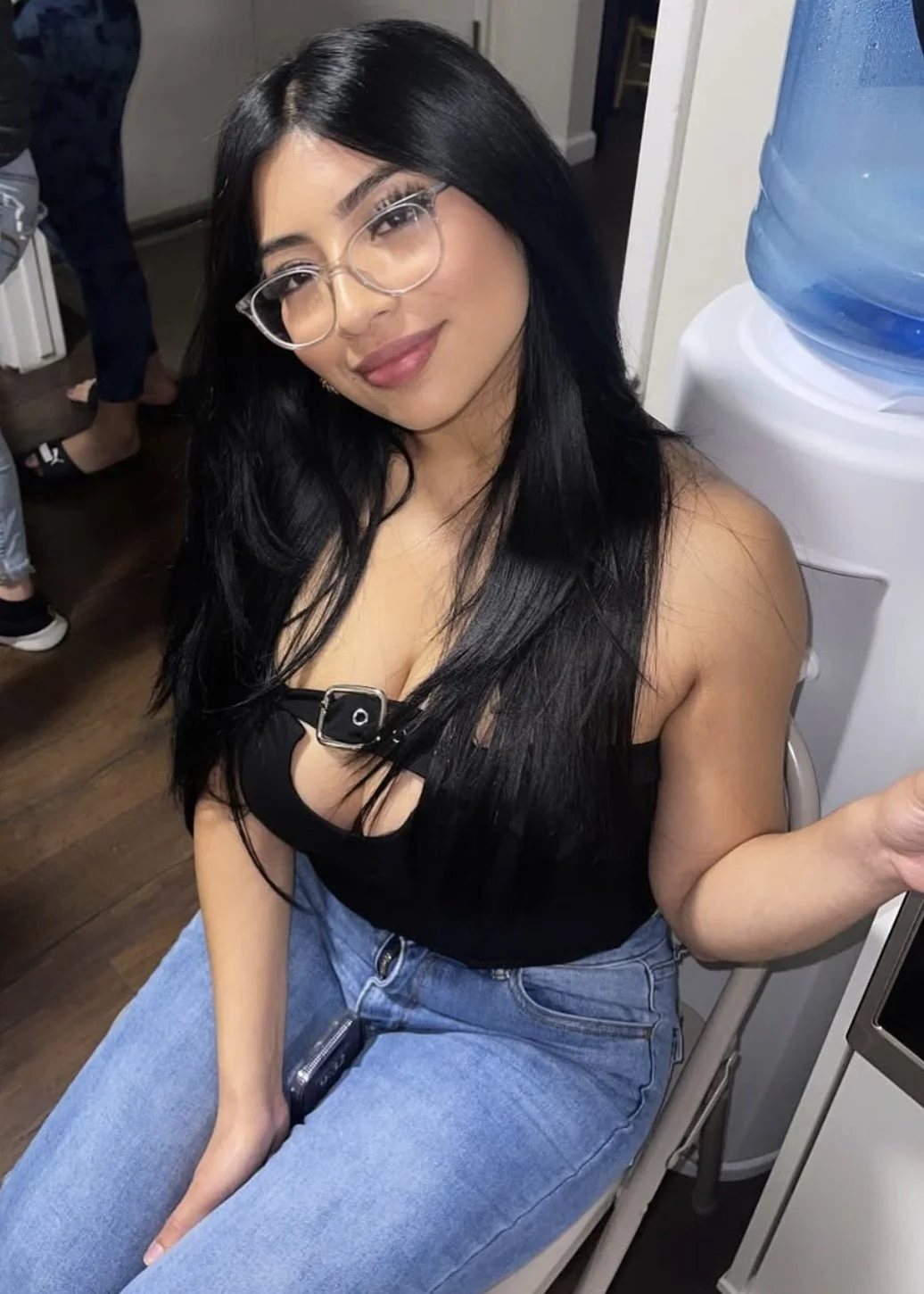 Sexy irl latina with perfect natural meat hangers is certified breeding material image 10