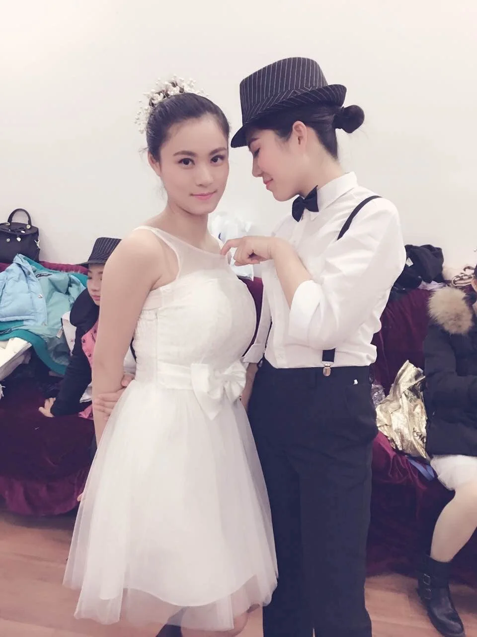 Beautiful Asian nurse enjoys On and Off image 9