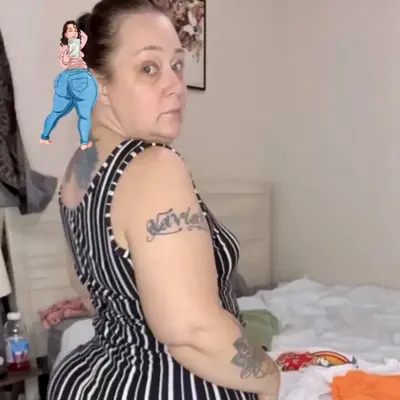 Ghetto Country thick mee maw showing off dat fat ass cover image
