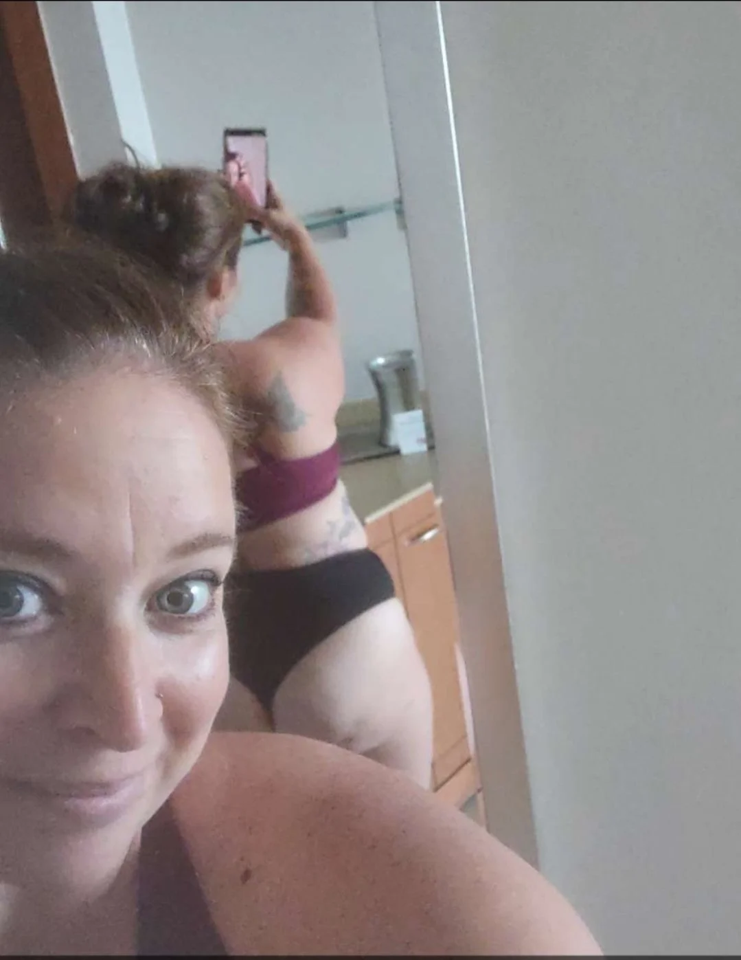 Wife loves showing off her tits and ass image 5