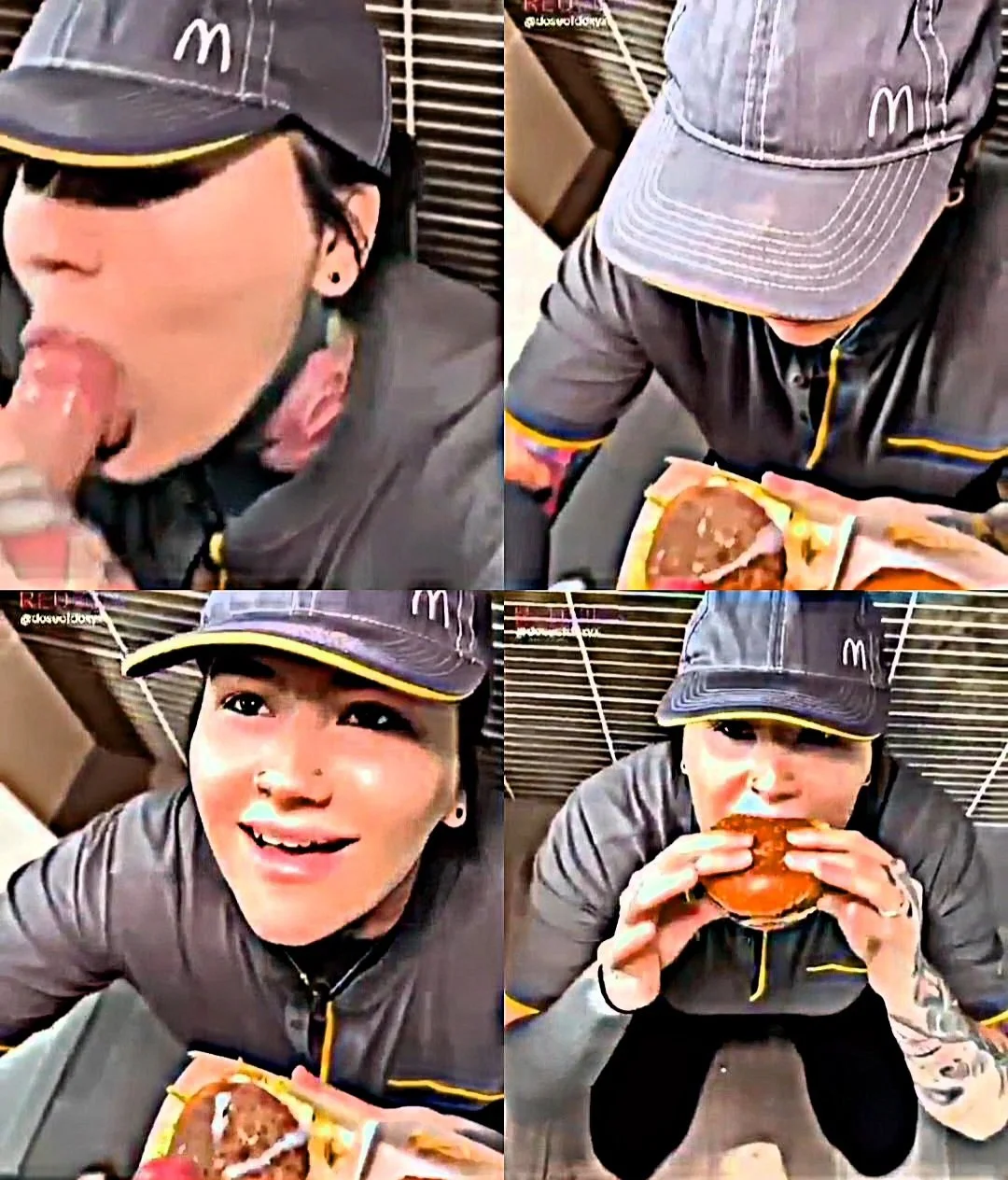 Funcionária do Mec mamando gostoso e comendo hambúrguer com molho extra 💦😋😅 main image