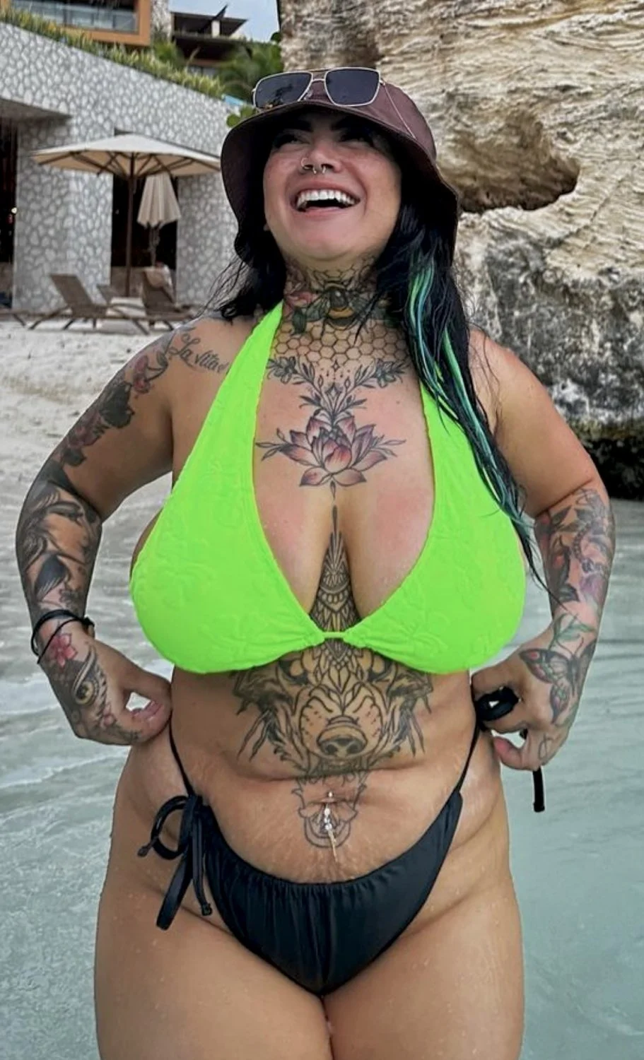 Thick tatted irl latina milf & her MASSIVE mommy milkers deserve to be drenched in cum image 13