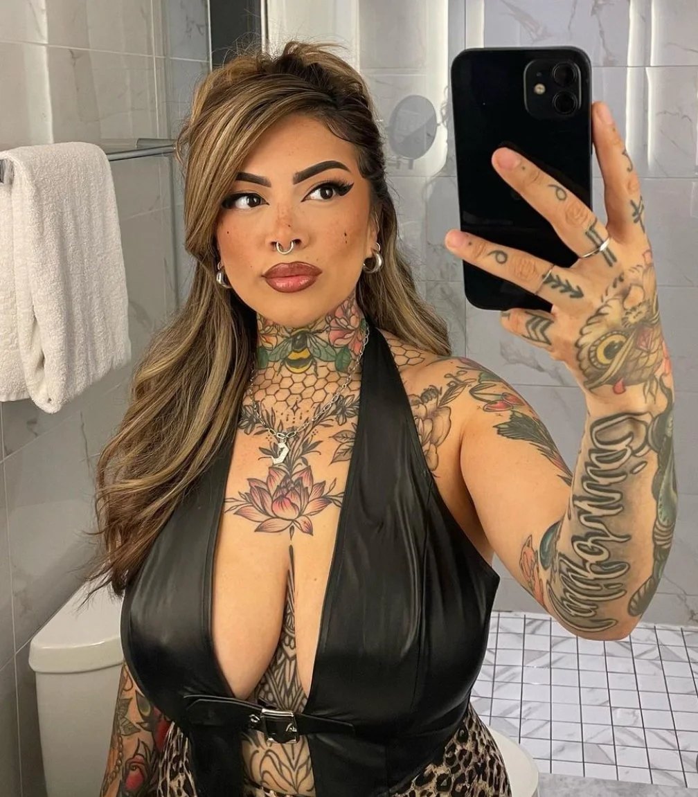 Thick tatted irl latina milf & her MASSIVE mommy milkers deserve to be drenched in cum image 24