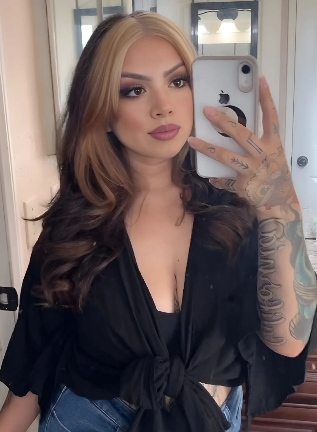 Thick tatted irl latina milf & her MASSIVE mommy milkers deserve to be drenched in cum image 31