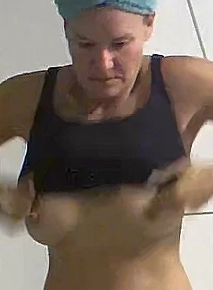 Secret cam fit MILF wife fantastic tits image 44