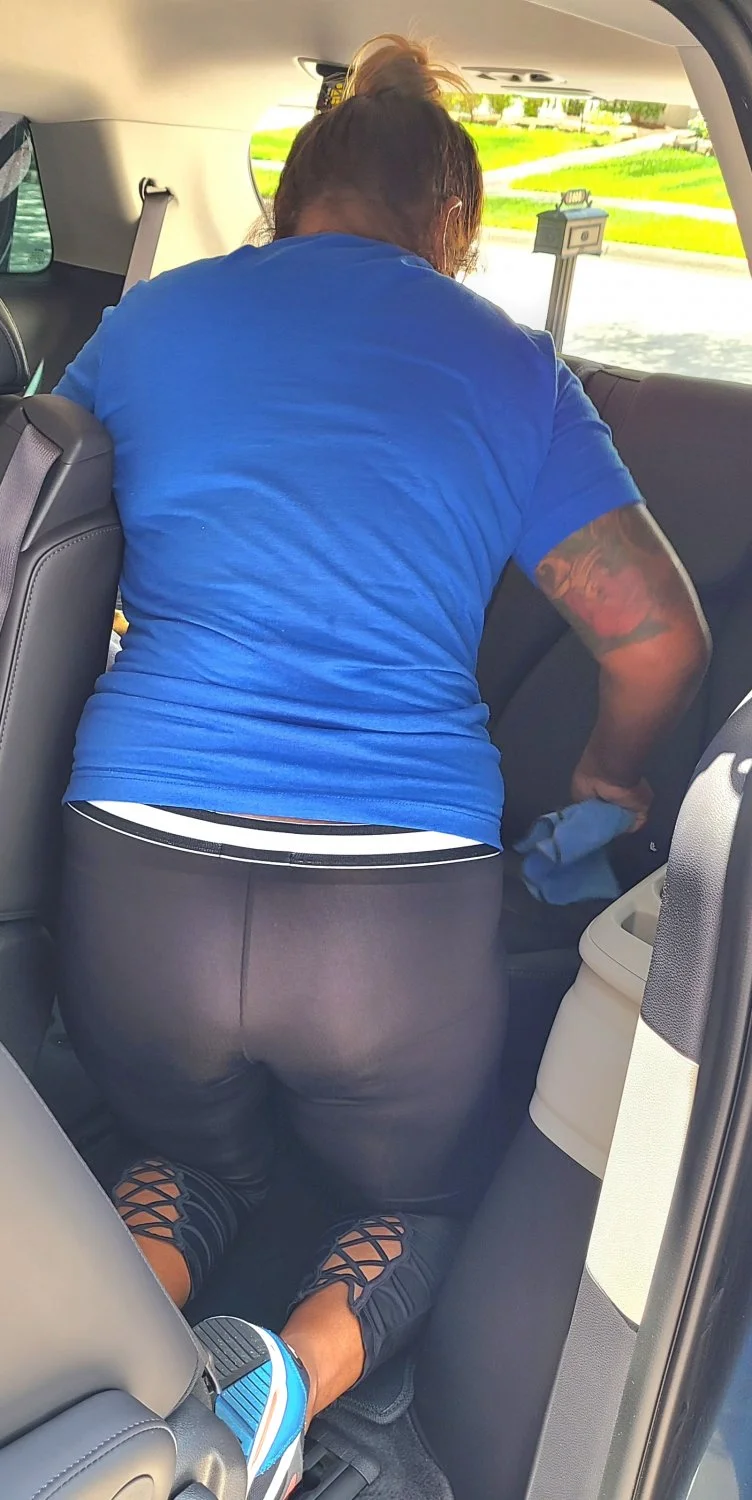 Indian wife insists on making sure strangers can see her panty to watch and grab. Thick pussy poking image 8