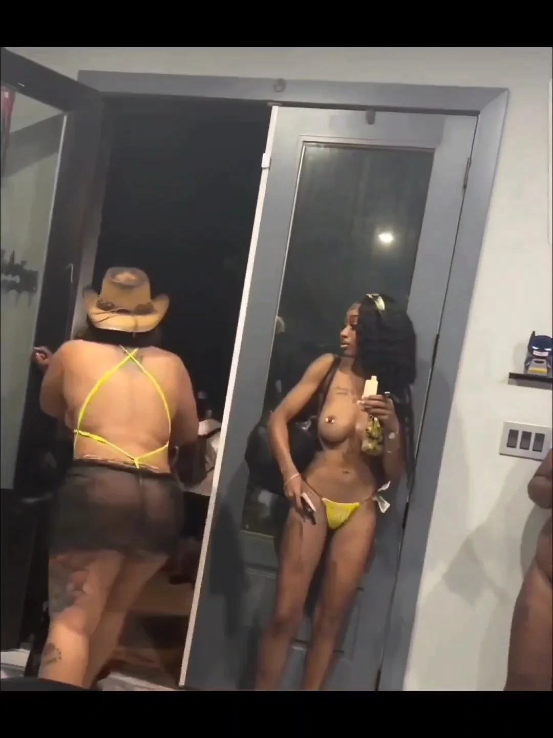 B00$ie topless pool party main image
