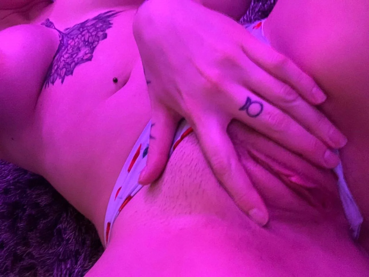 Goth Slut Emily covered in tattoos image 21