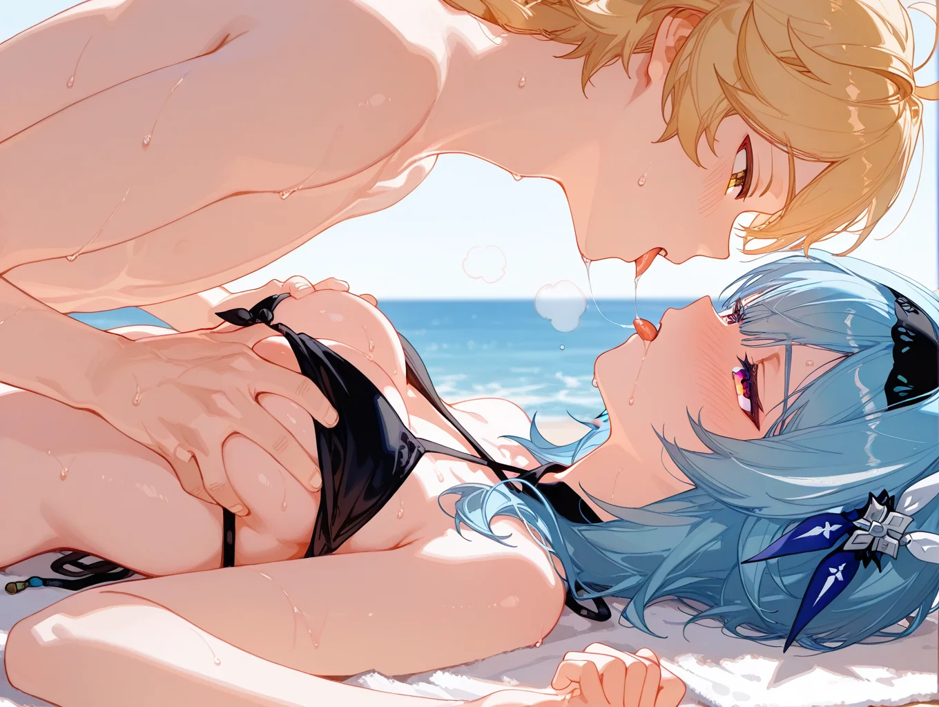 Eula [Anal Sex + Public Sex] - Genshin Impact image 15