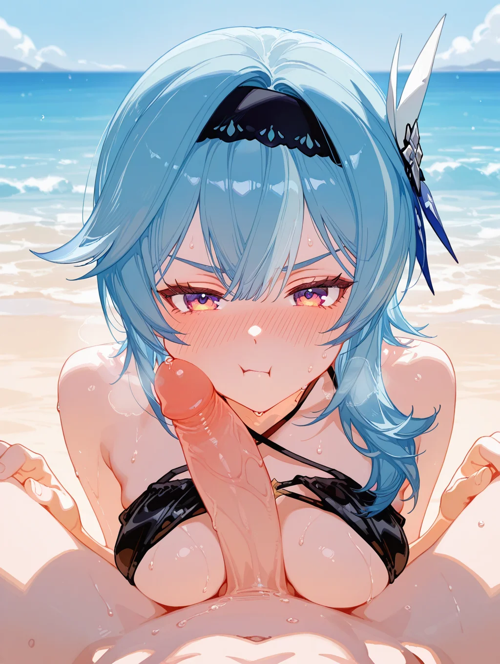 Eula [Anal Sex + Public Sex] - Genshin Impact image 19