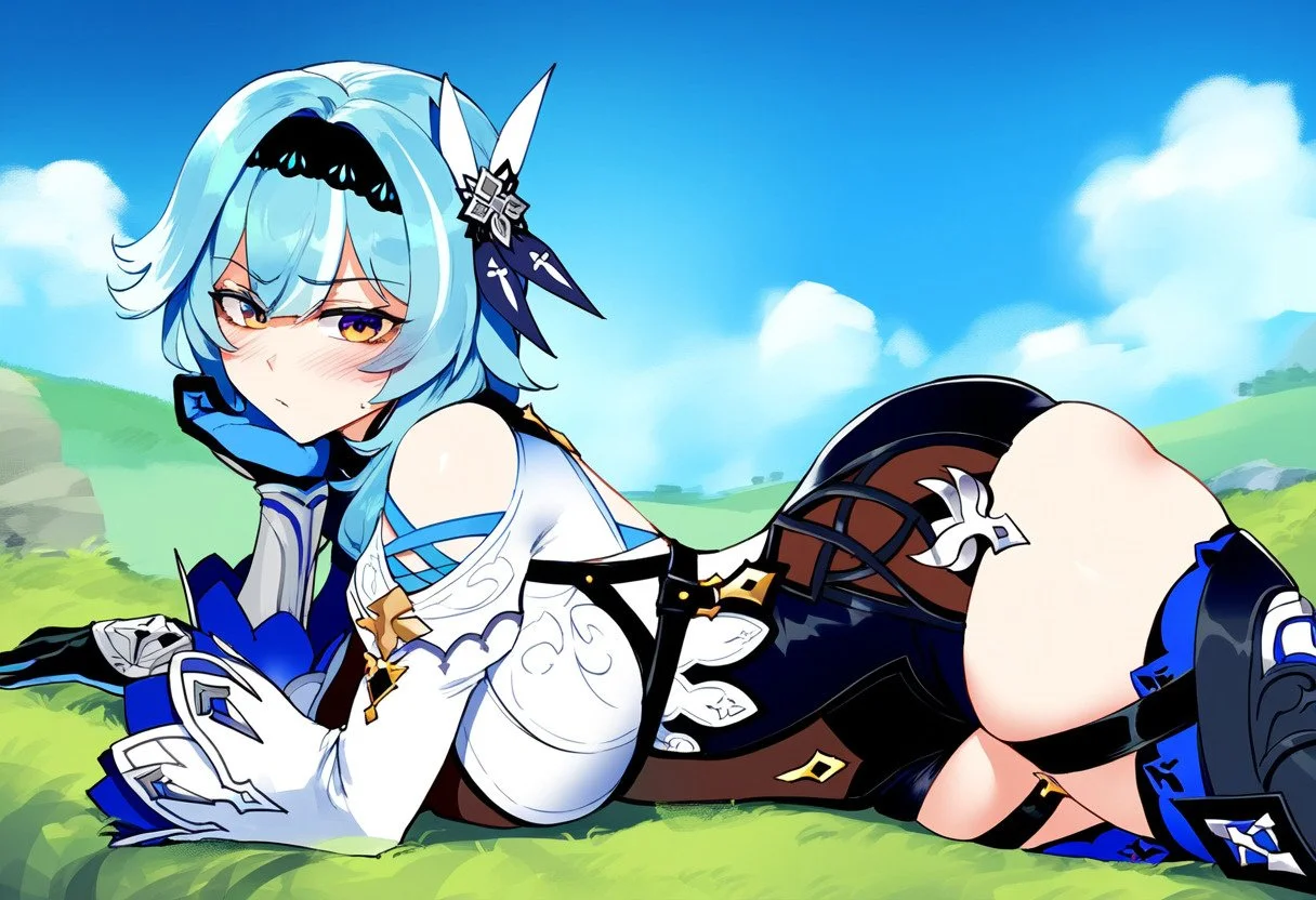 Eula [Anal Sex + Public Sex] - Genshin Impact image 23