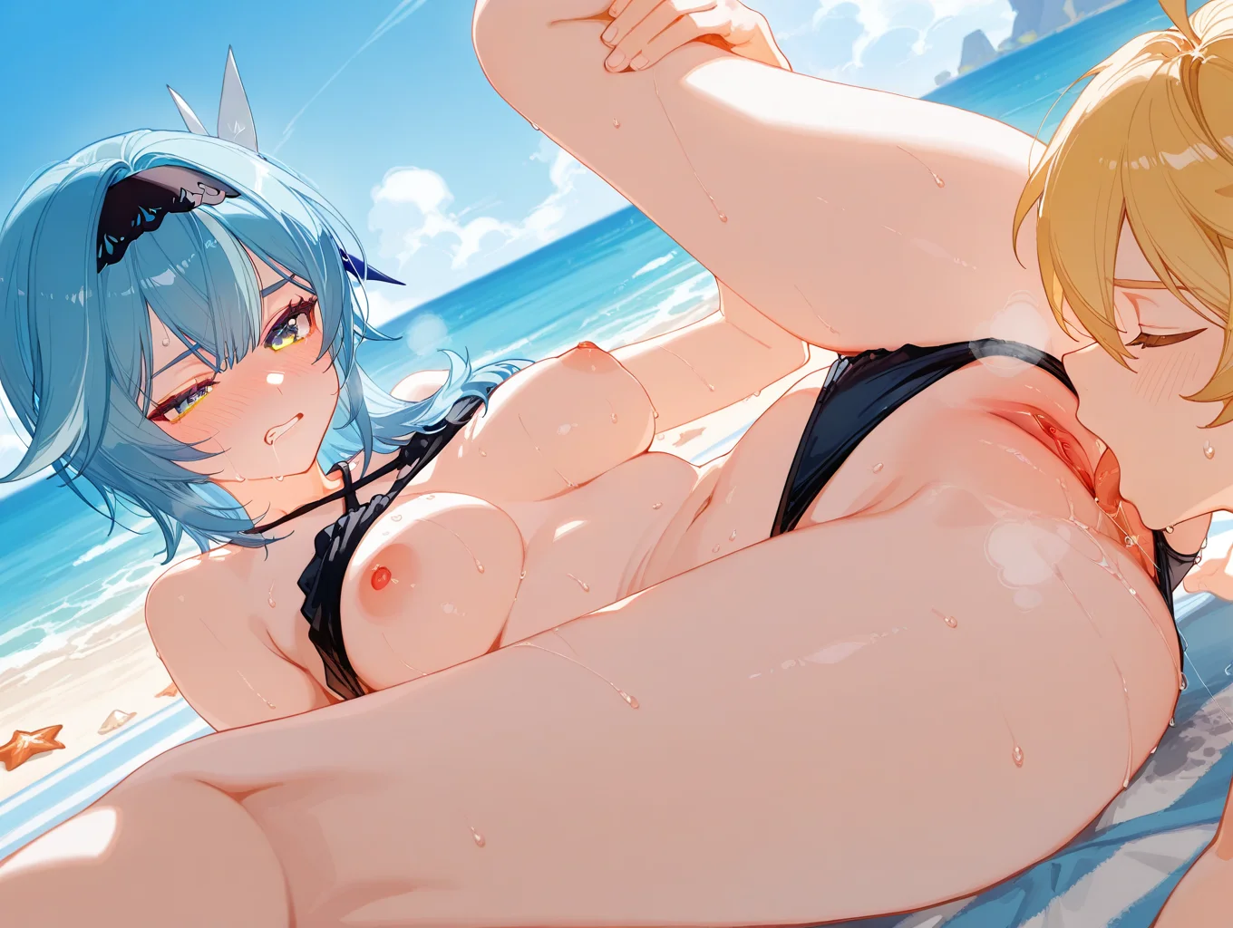 Eula [Anal Sex + Public Sex] - Genshin Impact image 4