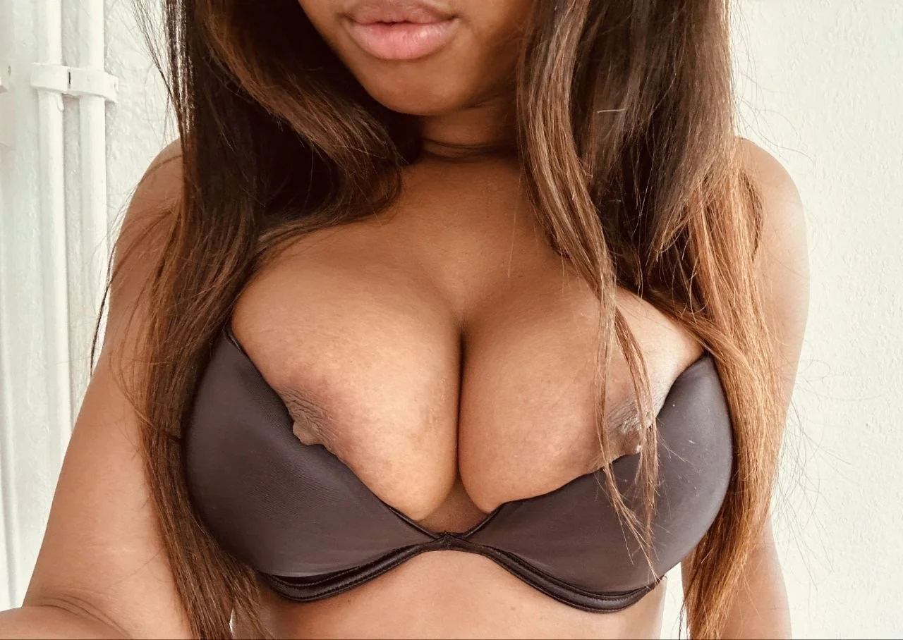 Ebony girlfriend leaked in lingerie image 12