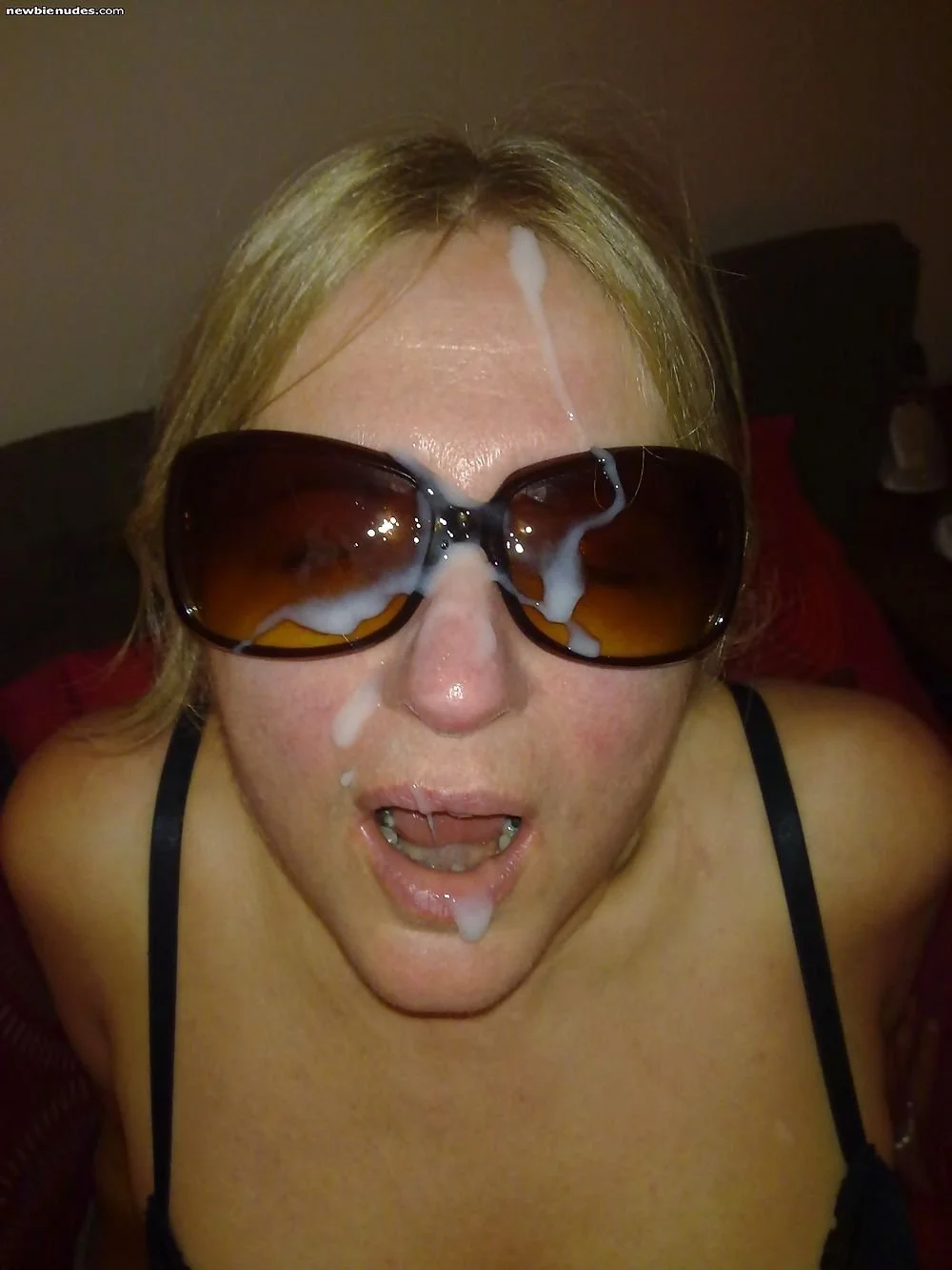 Amateur facial cumpilation image 12