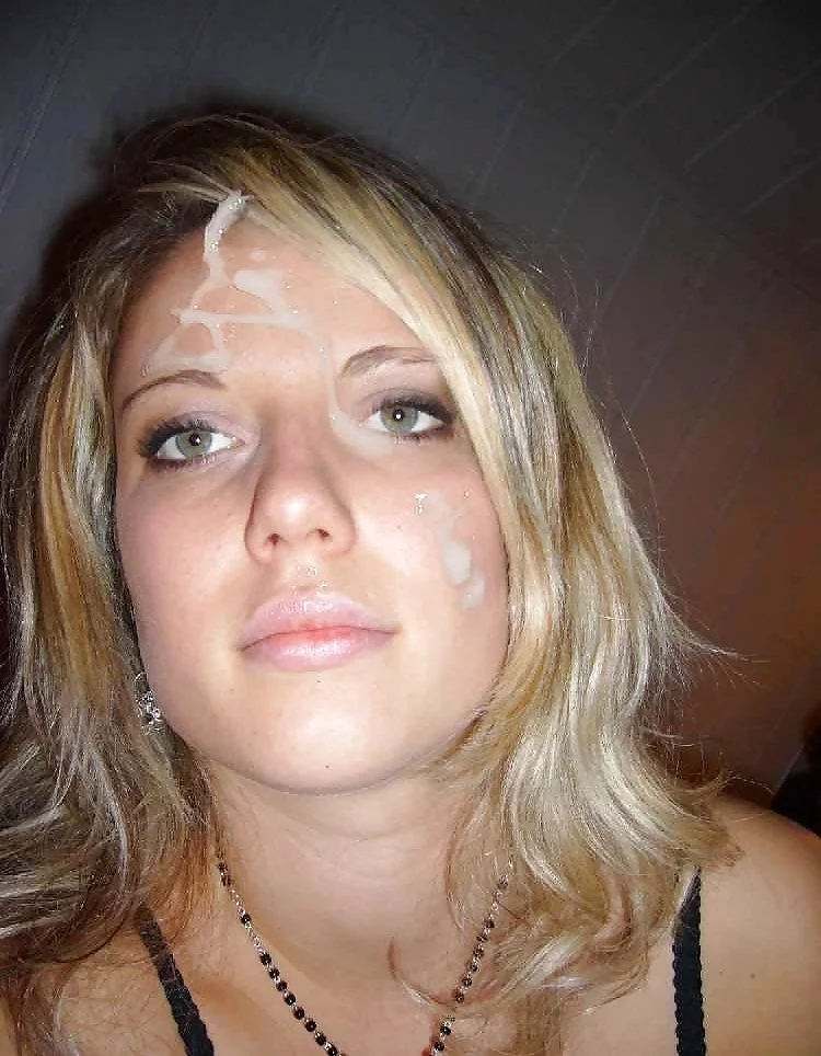 Amateur facial cumpilation image 20