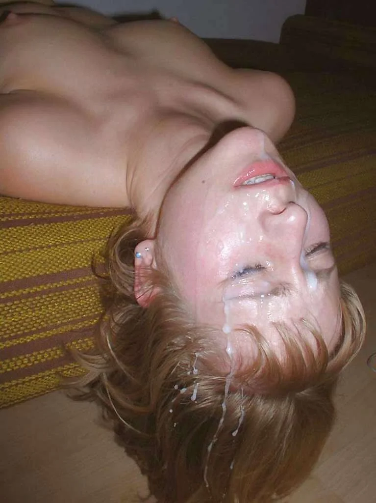 Amateur facial cumpilation image 35