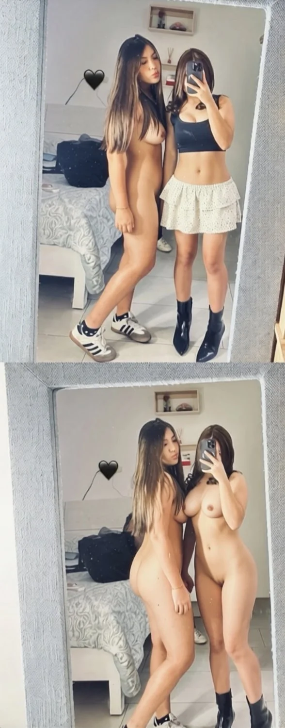 Before and after 18-year-old teens students college with AI image 29