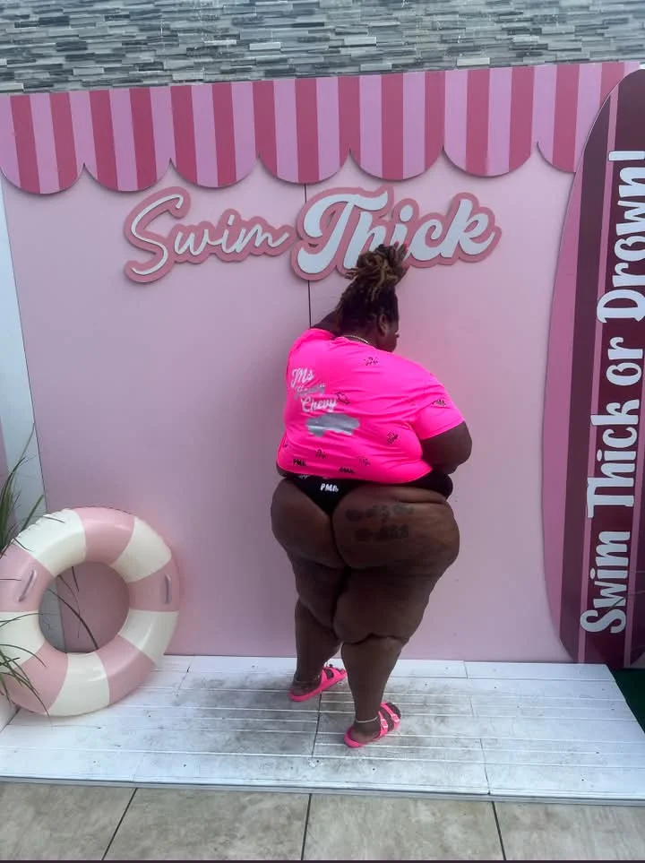 Cute Chunky Ebony Bbw Dat Luv Her Ass Out I'd Beat That Asshole Up & I Would Not Pull Out 103 image 43