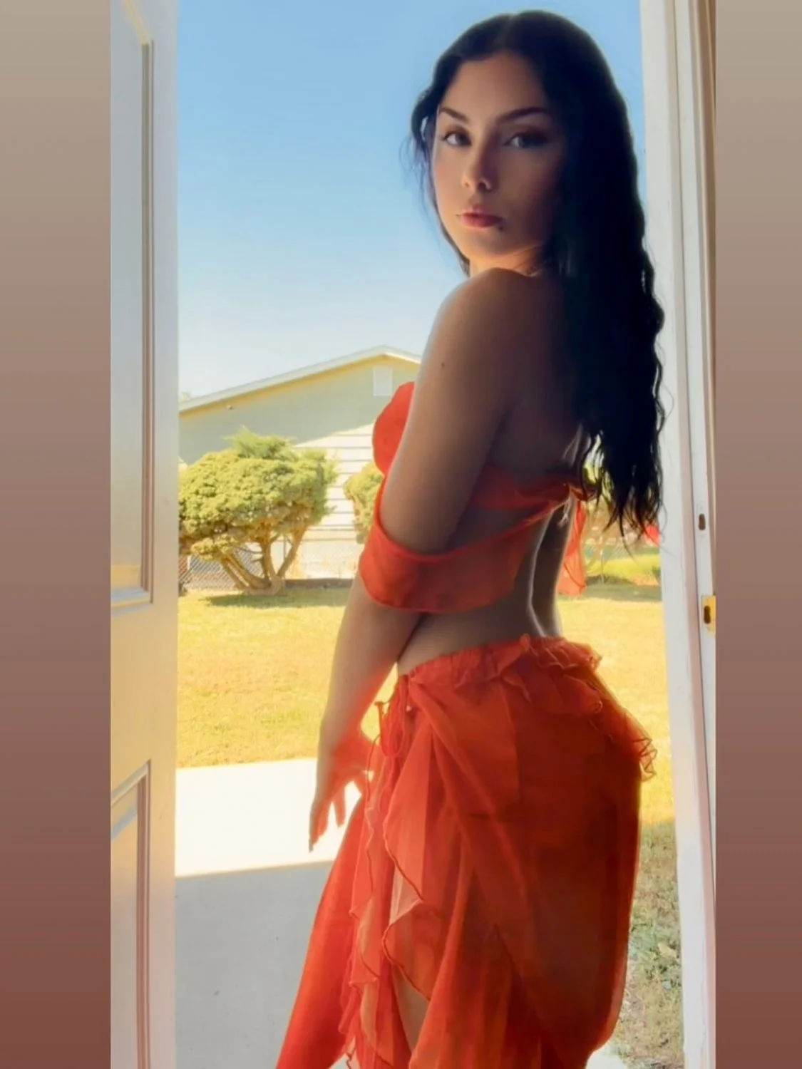 Latina slut from school loves to show off IRL image 5
