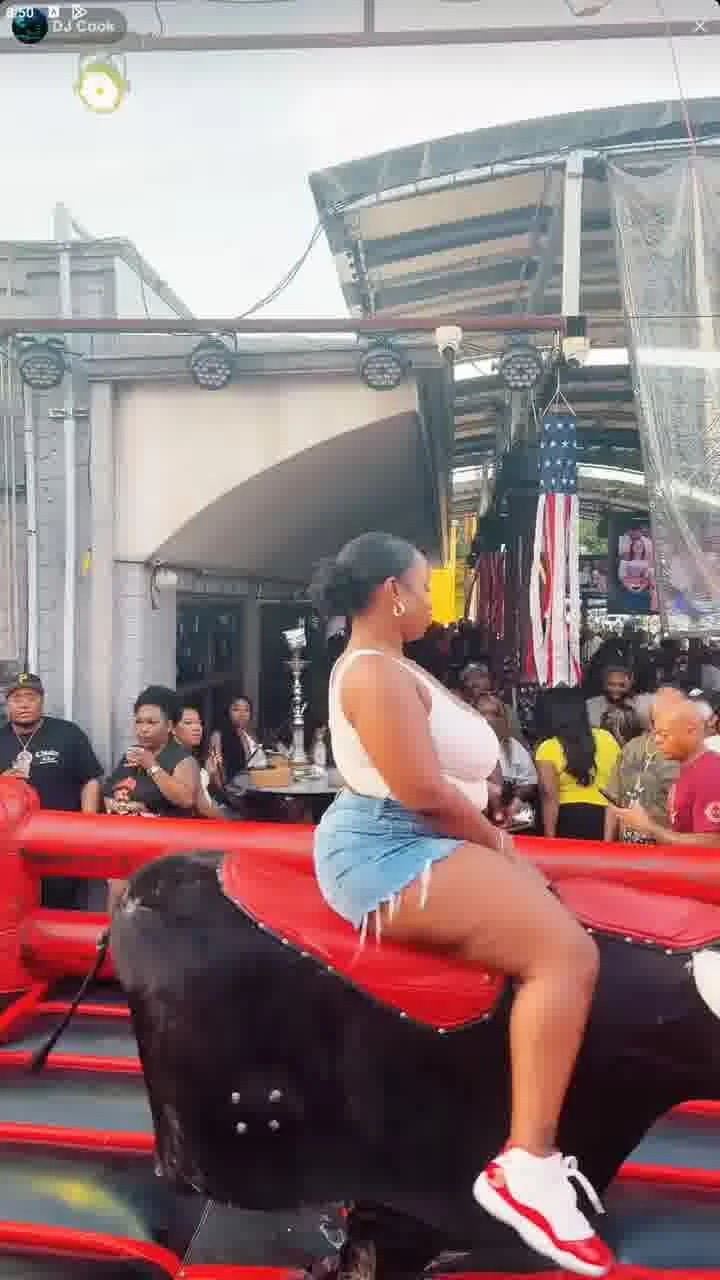 tiktok live riding bull image 7