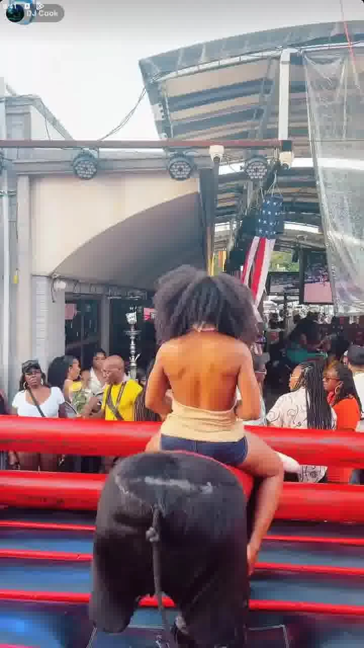 tiktok live riding bull image 8