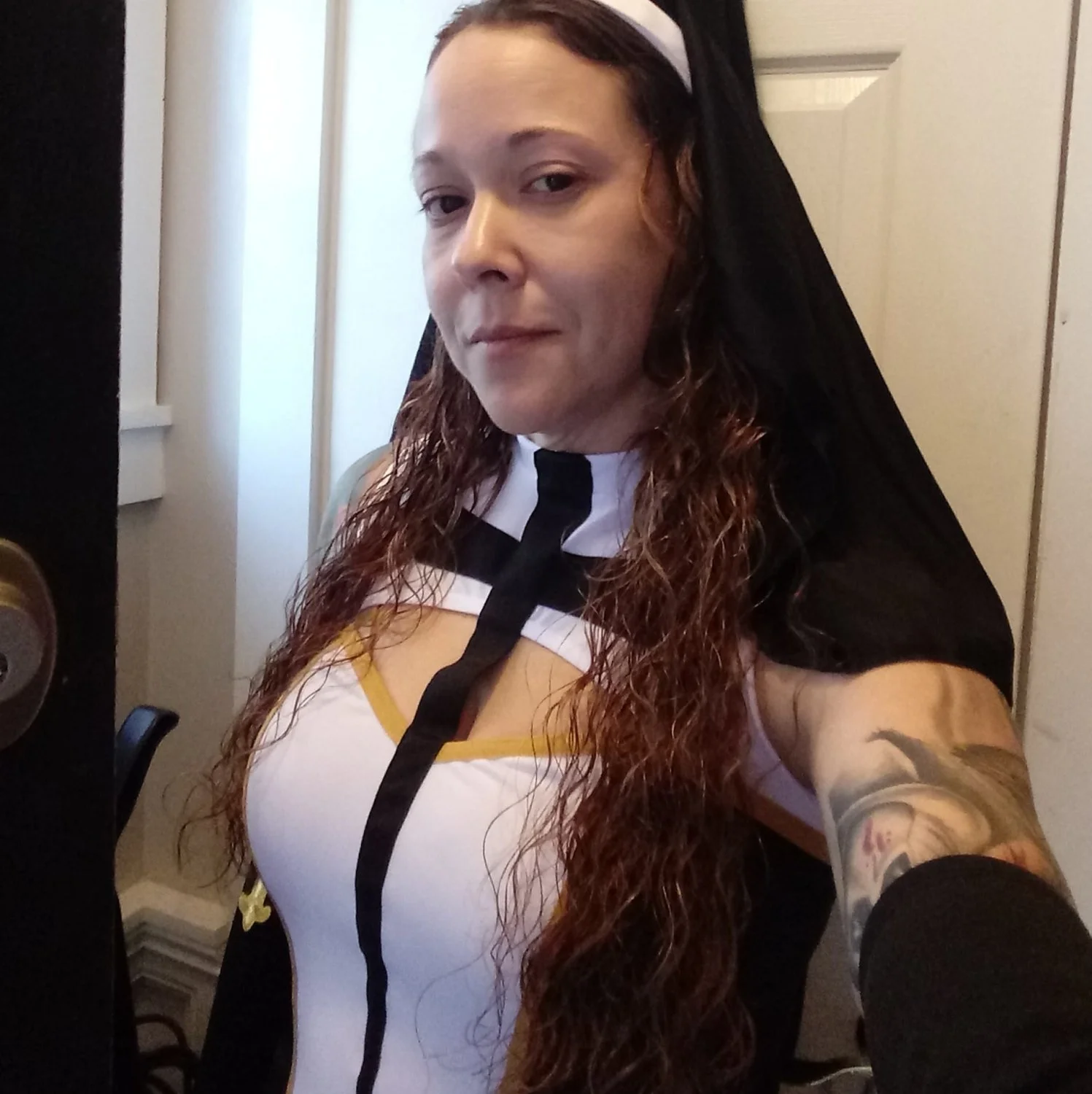 LadyVader420 Giving Sloppy Blowjob To Big Black Cock image 26