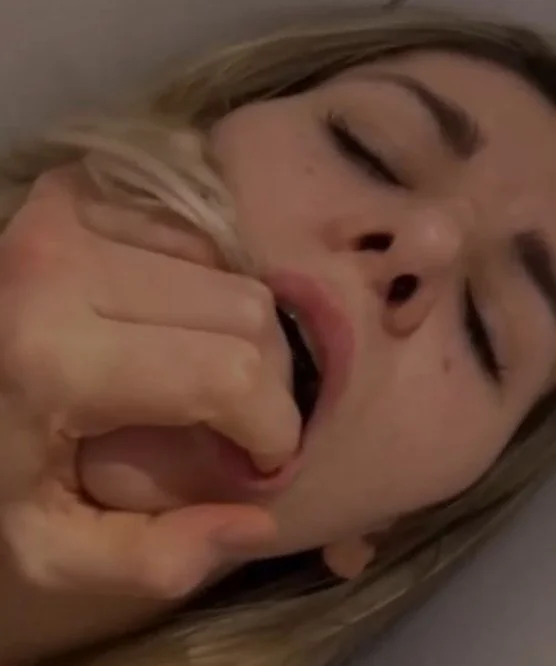 Blonde german bitch fucked on first night main image