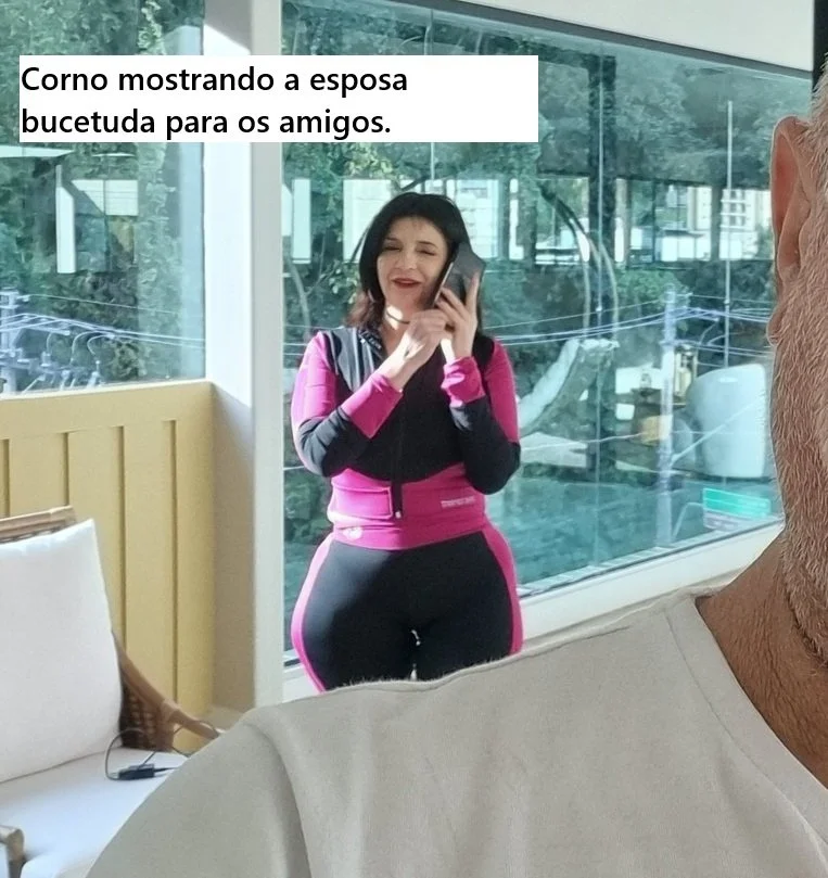 Coroa muito gostosa, adora se exibir com roupas de academia. Rabuda image 50