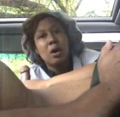 Black bitch sucking dick on hidden cam in the car (she caught the camera 😭😭) image 3