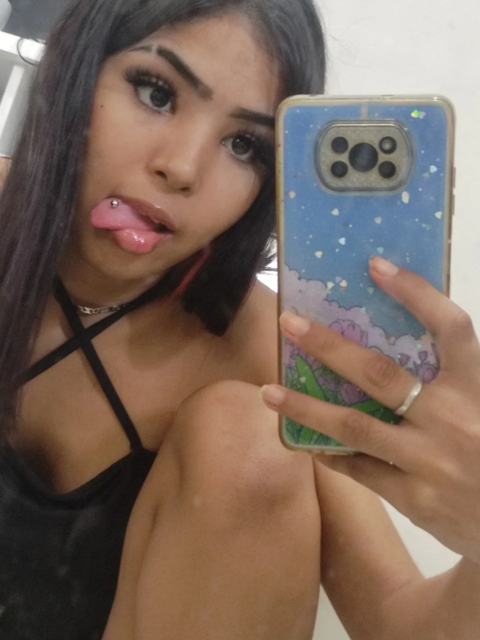 Indiazinha novinha em Live com consolo e mamando o namorado amador caseiro vazado image 7