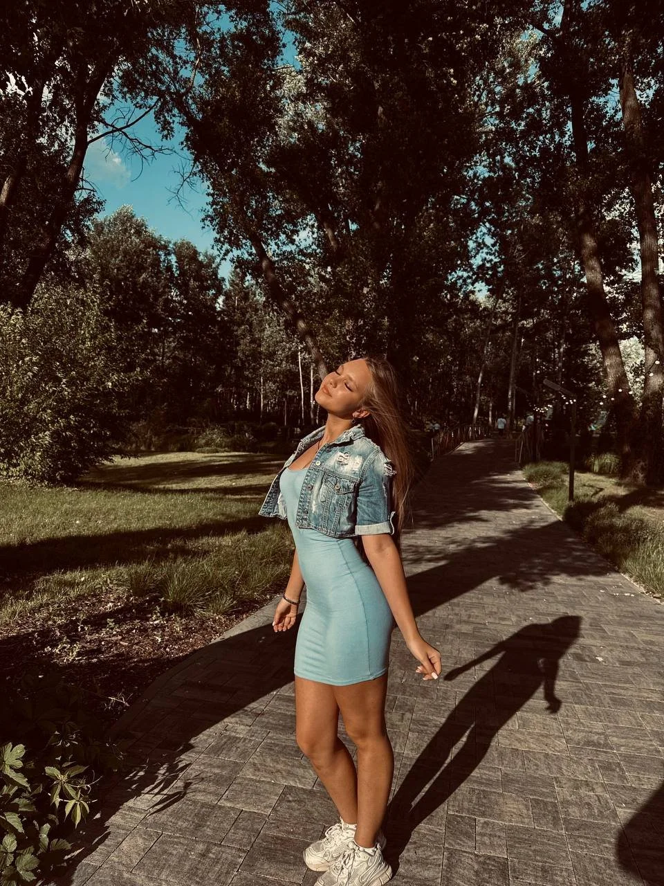 Perfect girl on blue dress🩵 image 5