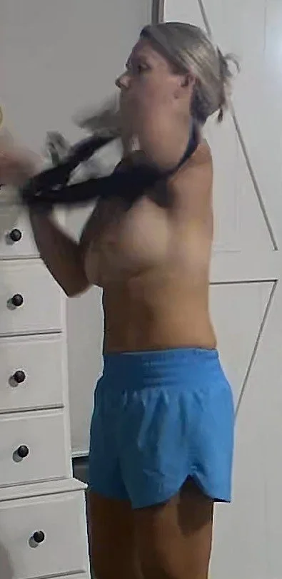 Secret cam sexy MILF wife tits image 10