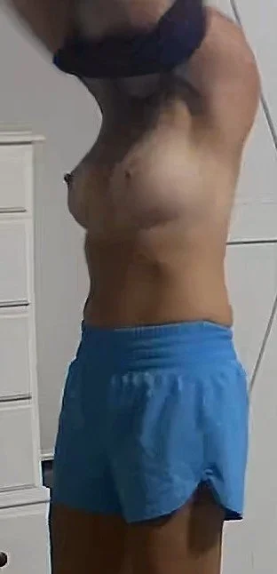 Secret cam sexy MILF wife tits image 8