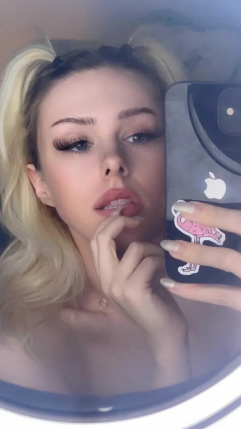 Blonde gf public flash image 9