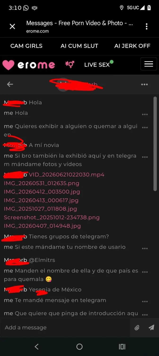 Yesenia de México una infiel puta de México el novio me mandó esto image 6