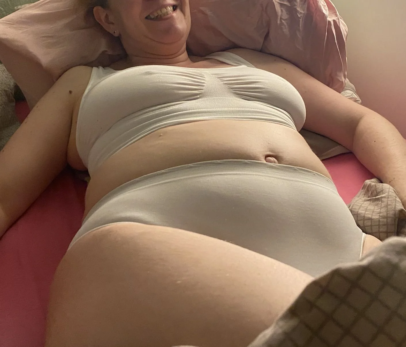In white lingerie main image
