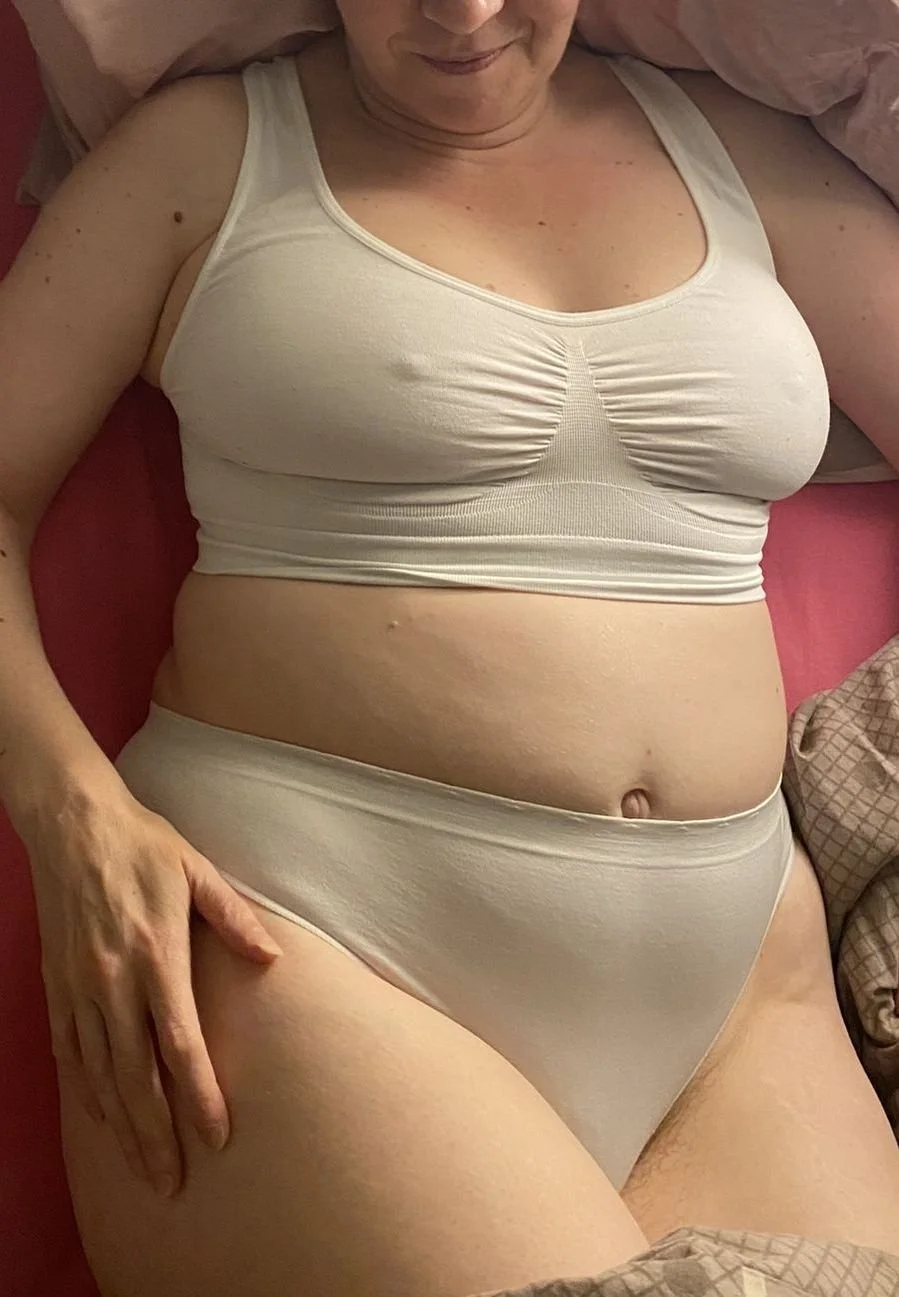 In white lingerie image 2